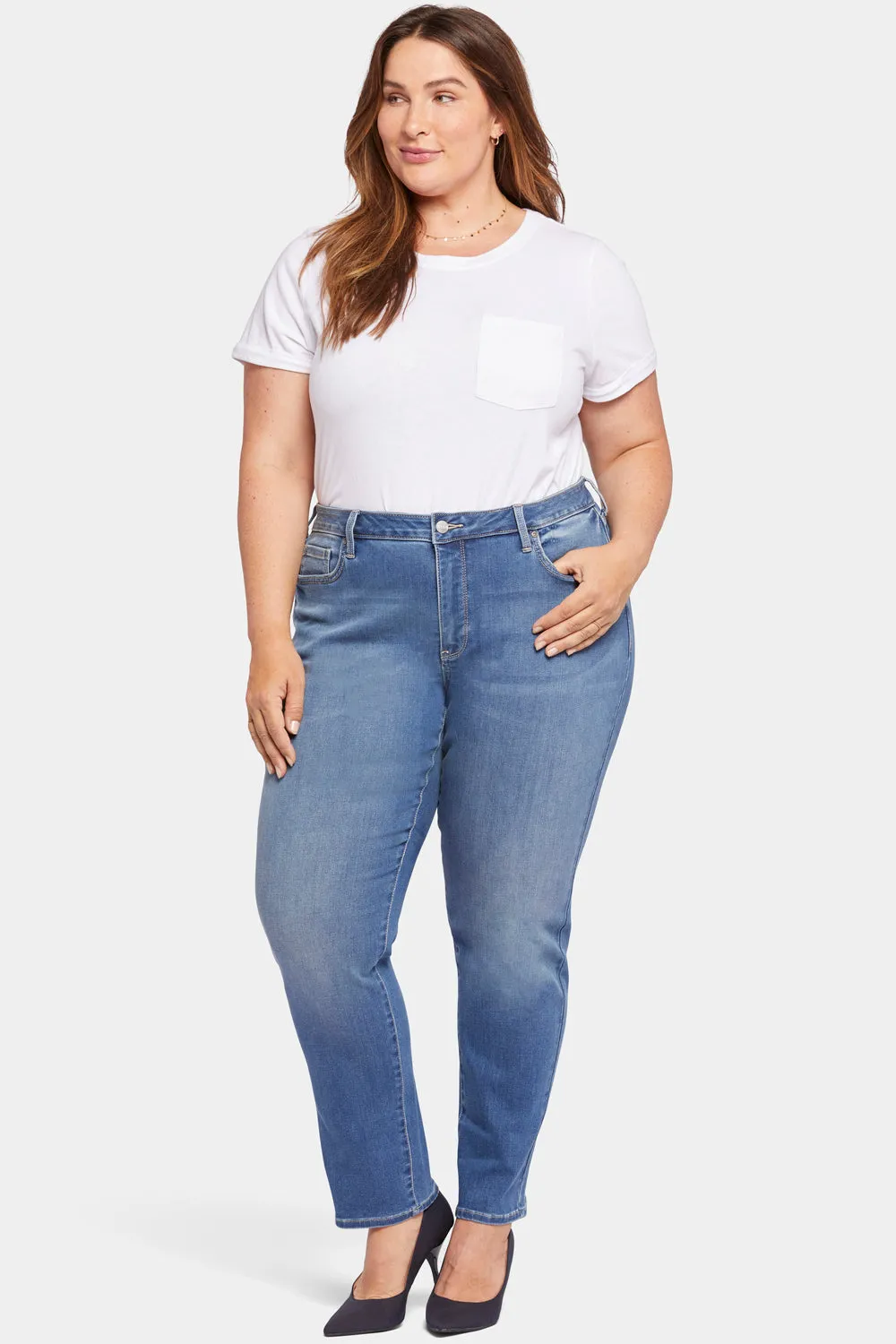 Relaxed Slender Jeans In Plus Size - Lovesick sold by NYDJ