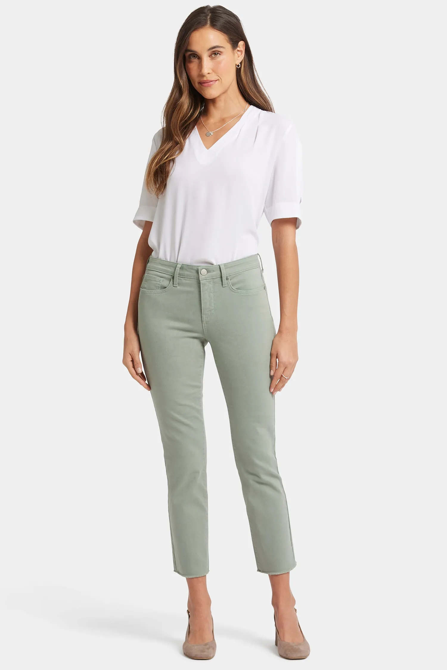 Sheri Slim Ankle Jeans - Lily Pad sold by NYDJ product image thumbnail 4