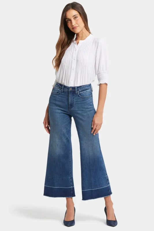 Mia Palazzo Ankle Jeans - Stone Bridge sold by NYDJ