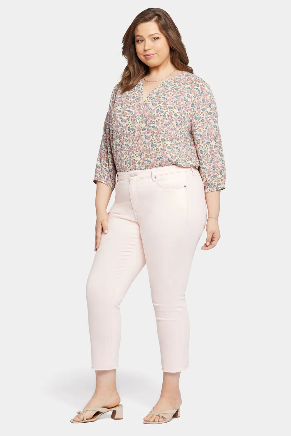 Sheri Slim Ankle Jeans In Plus Size - Carnation sold by NYDJ product image thumbnail 5