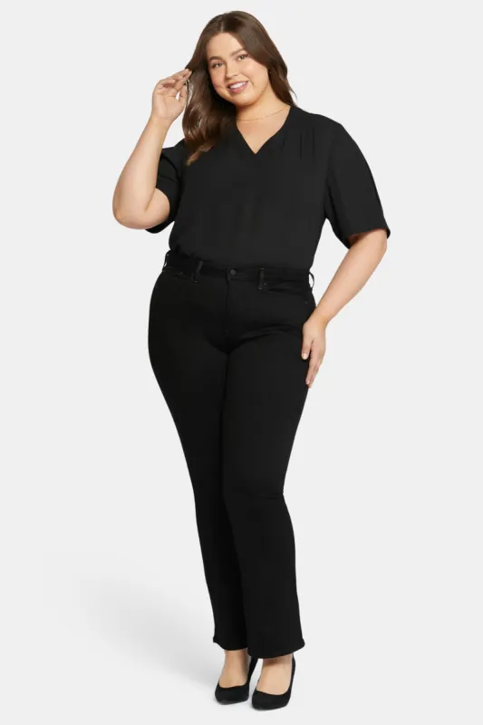 Barbara Bootcut Jeans In Plus Size - Black sold by NYDJ
