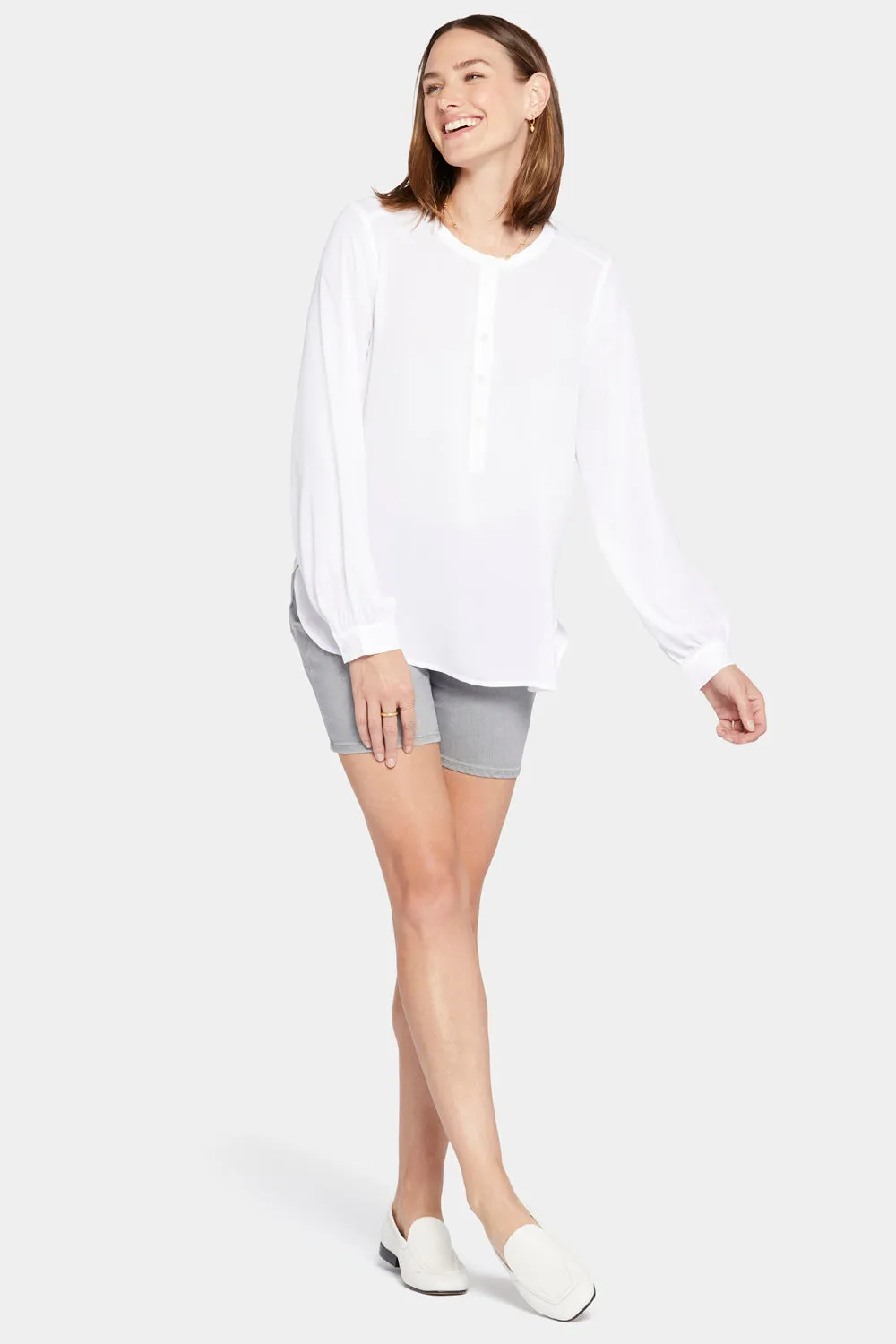 Simone Blouse - Optic White sold by NYDJ product image thumbnail 5