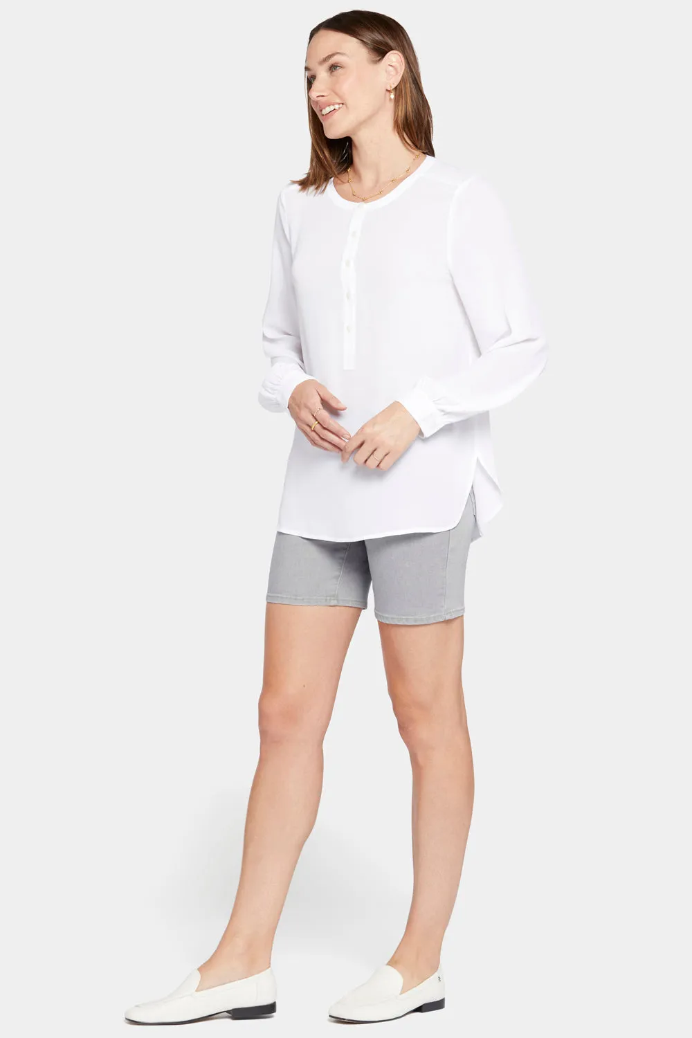 Simone Blouse - Optic White sold by NYDJ product image thumbnail 3