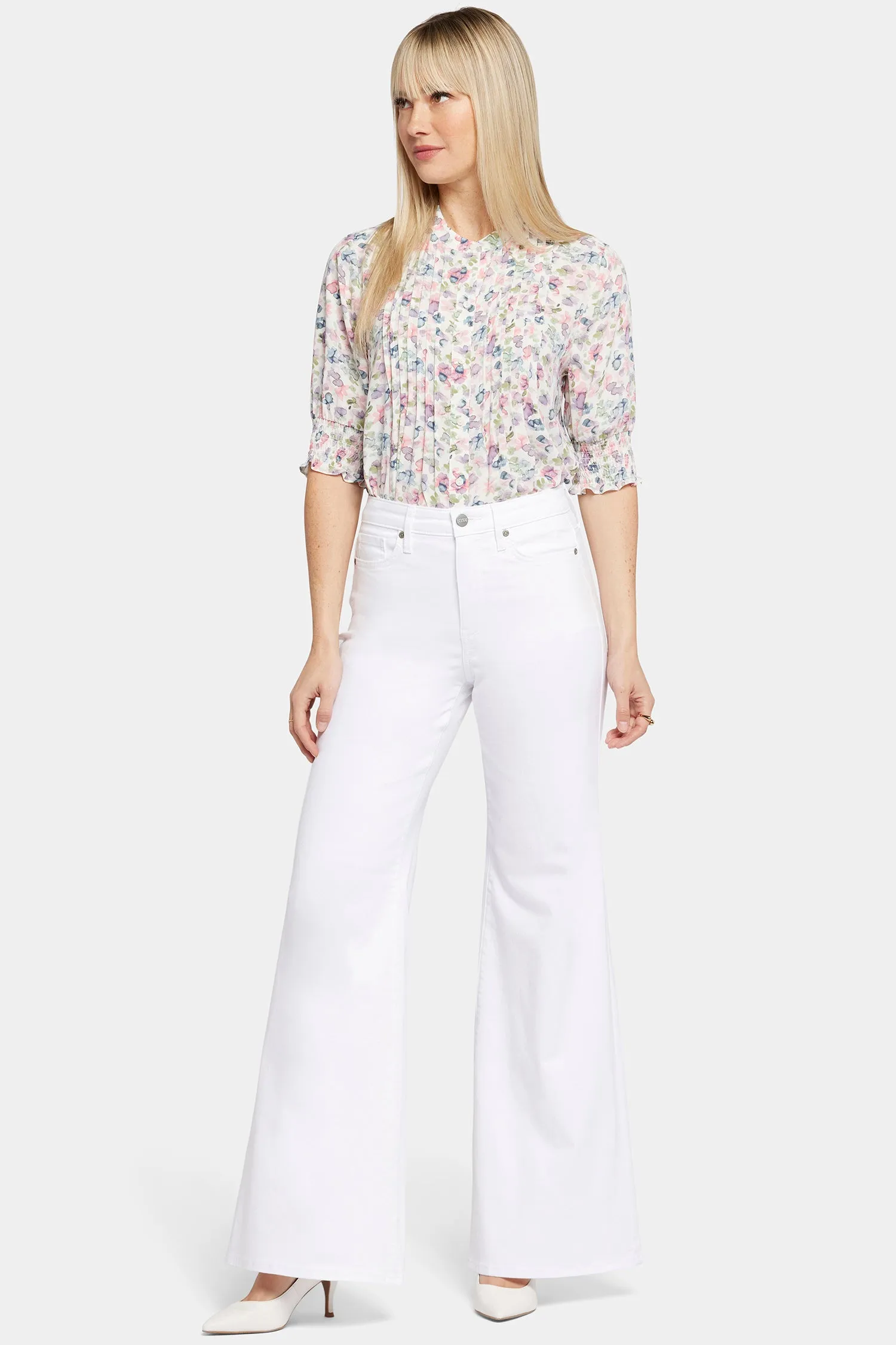 Mia Palazzo Jeans - Optic White sold by NYDJ product image thumbnail 4