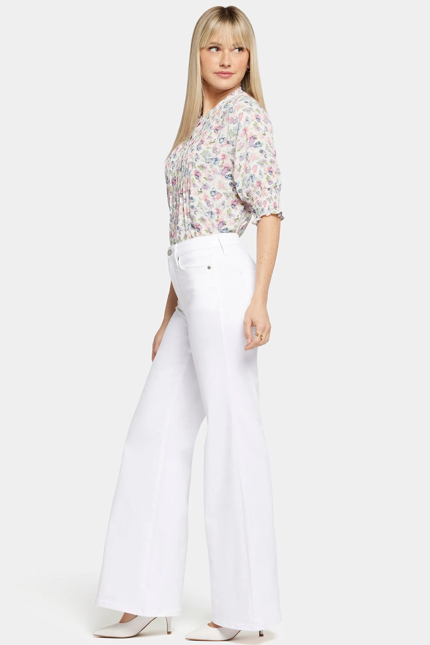 Mia Palazzo Jeans - Optic White sold by NYDJ product image thumbnail 5