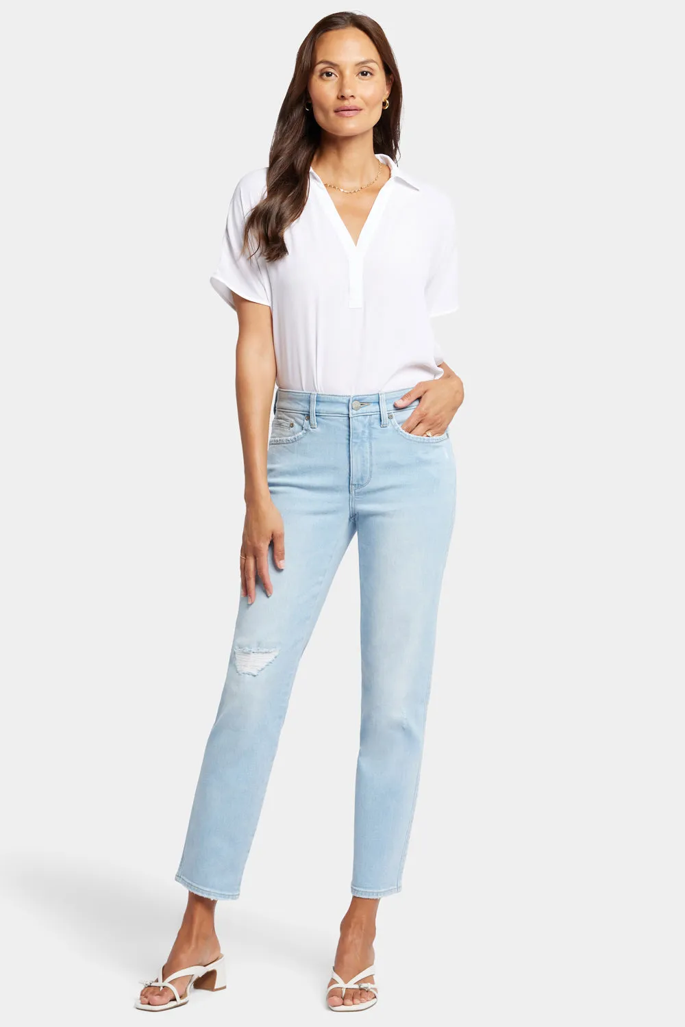 Stella Tapered Ankle Jeans - Estrella sold by NYDJ product image thumbnail 4