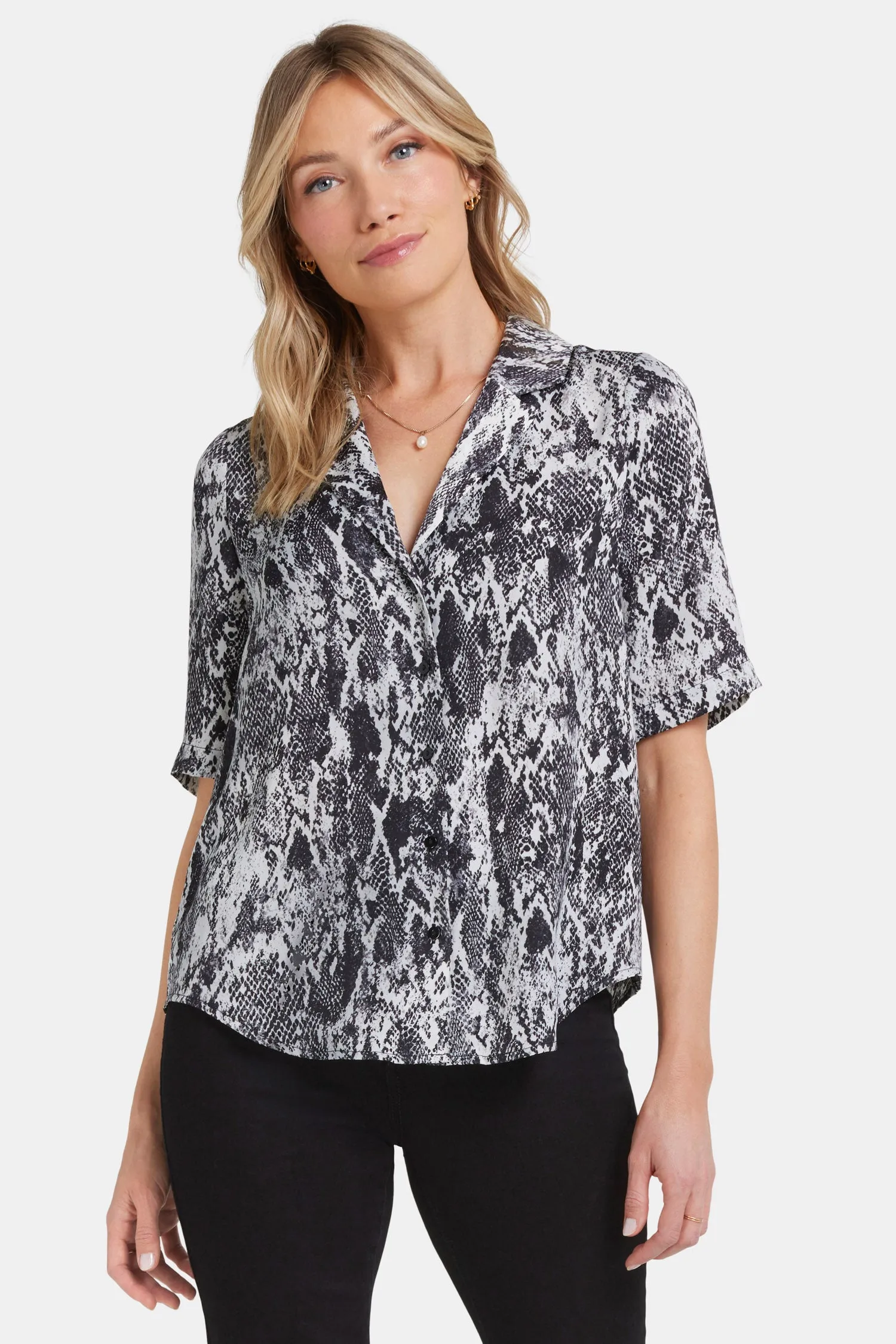 Gabrielle Short Sleeved Blouse - Alejandra sold by NYDJ product image thumbnail 4