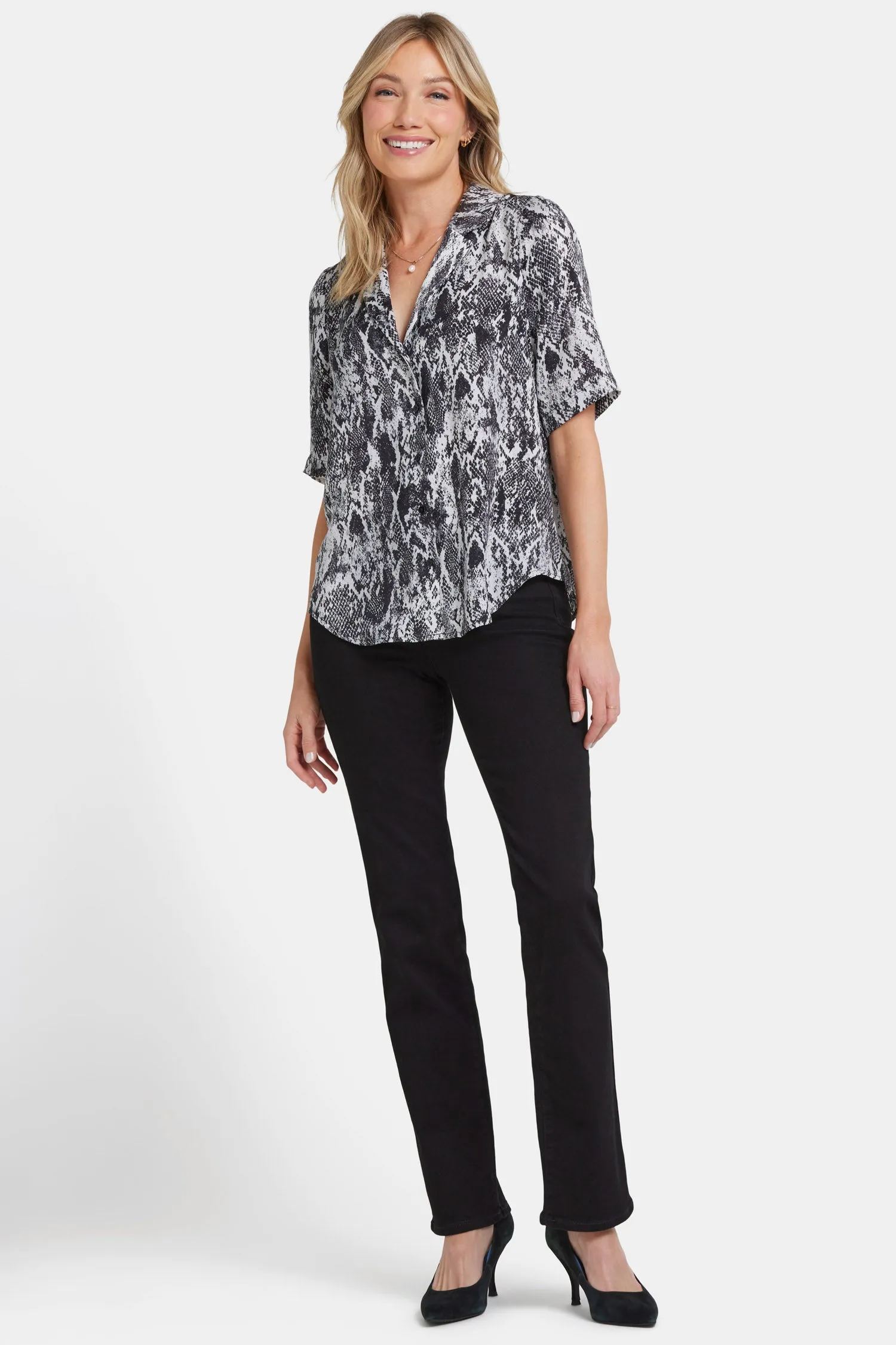 Gabrielle Short Sleeved Blouse - Alejandra sold by NYDJ product image thumbnail 5
