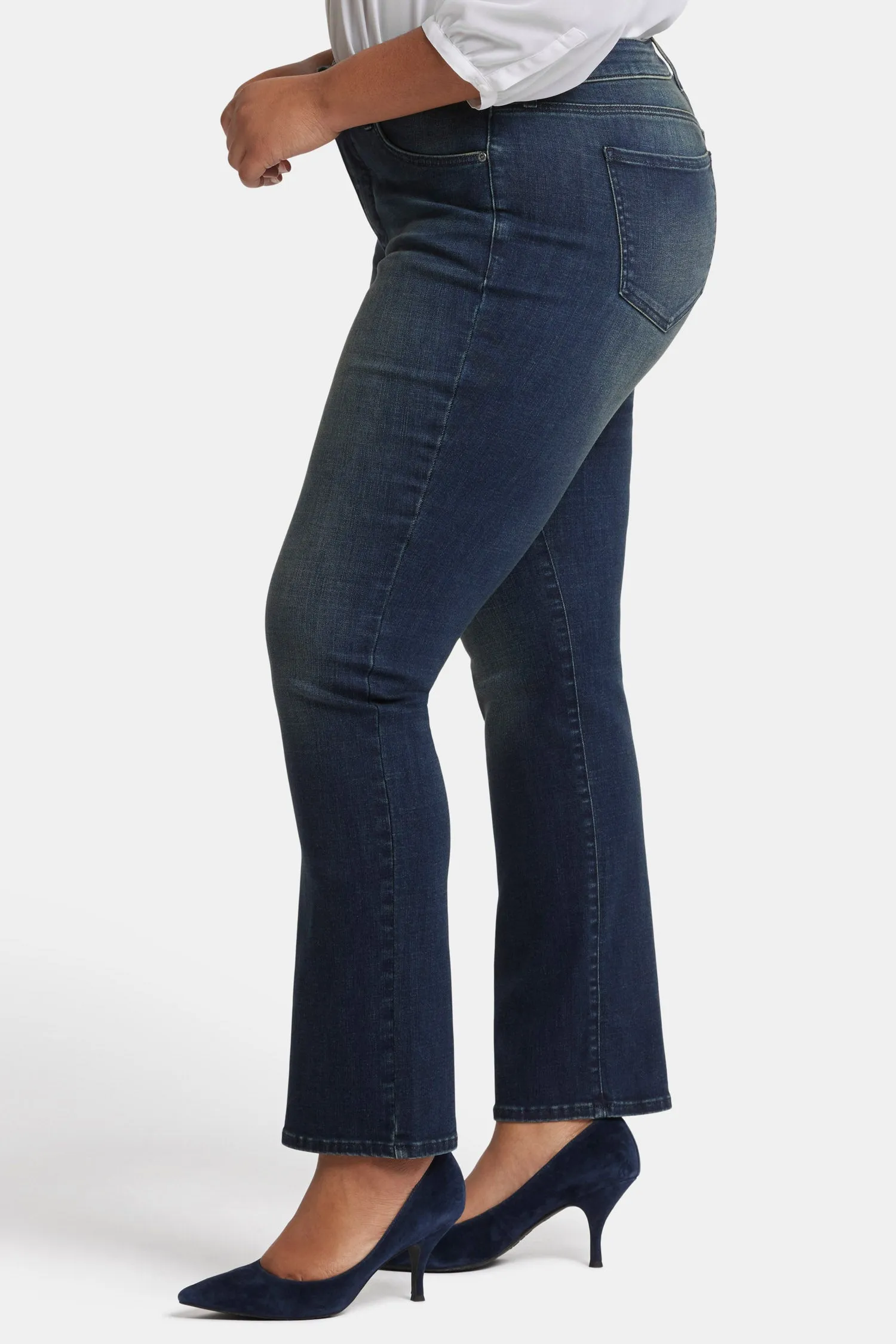 Marilyn Straight Jeans In Plus Size - Prosperity sold by NYDJ product image thumbnail 3