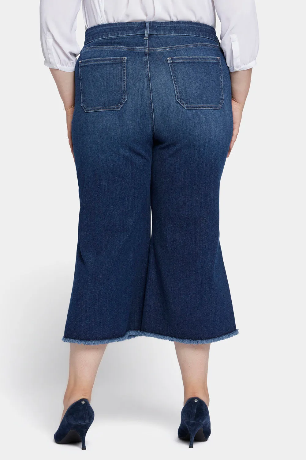 Patchie Wide Leg Capri Jeans In Plus Size - Fanciful sold by NYDJ product image thumbnail 2