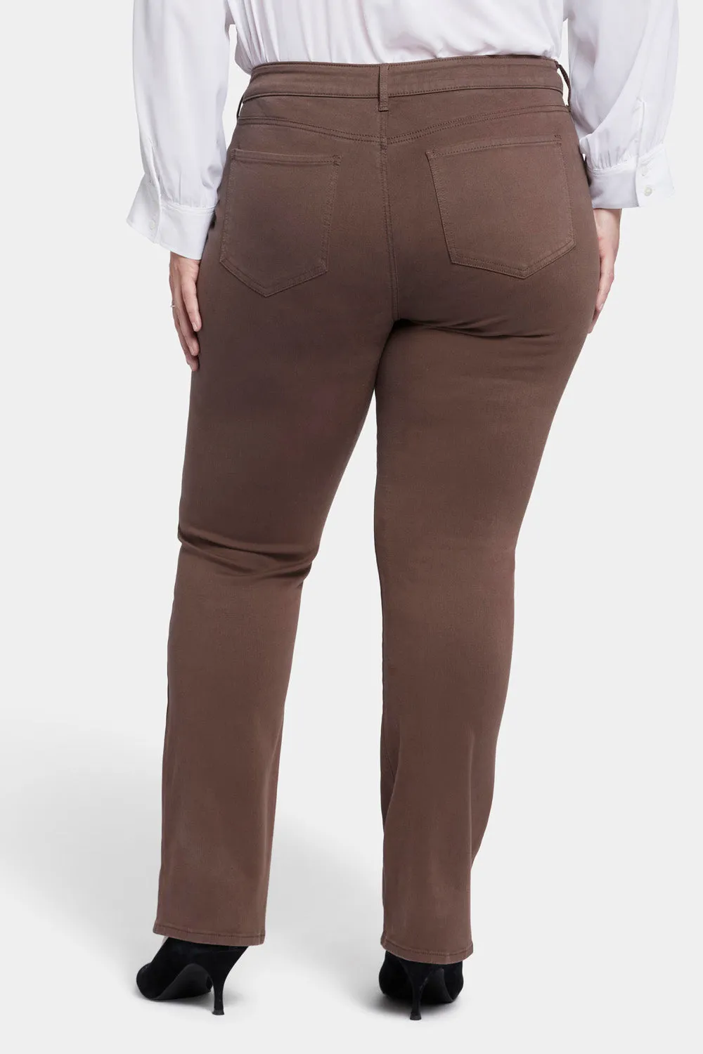 Marilyn Straight Jeans In Plus Size - Coffee Bean sold by NYDJ product image thumbnail 2