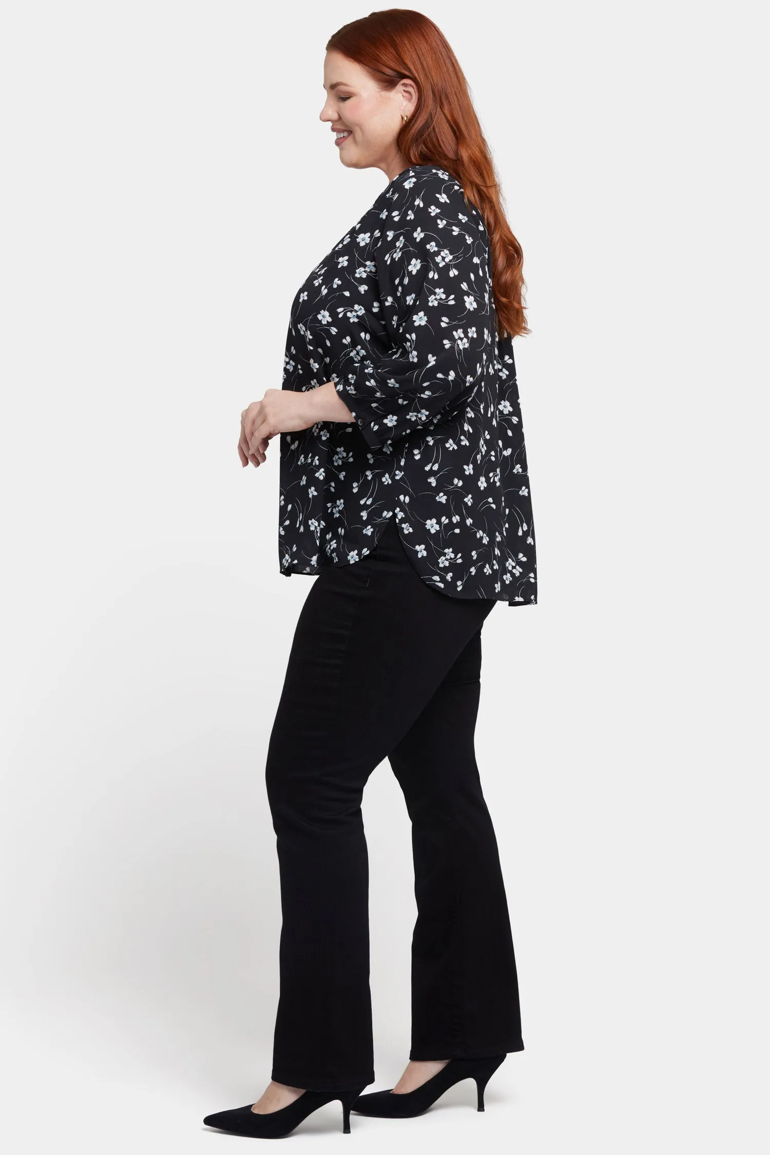Pintuck Blouse In Plus Size - Primrose Path sold by NYDJ product image thumbnail 3