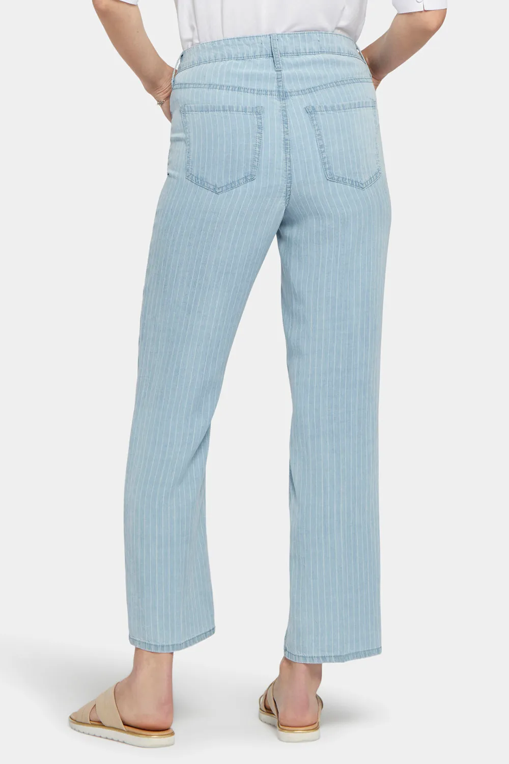 Relaxed Straight Ankle Jeans - Summerville Stripes sold by NYDJ product image thumbnail 2