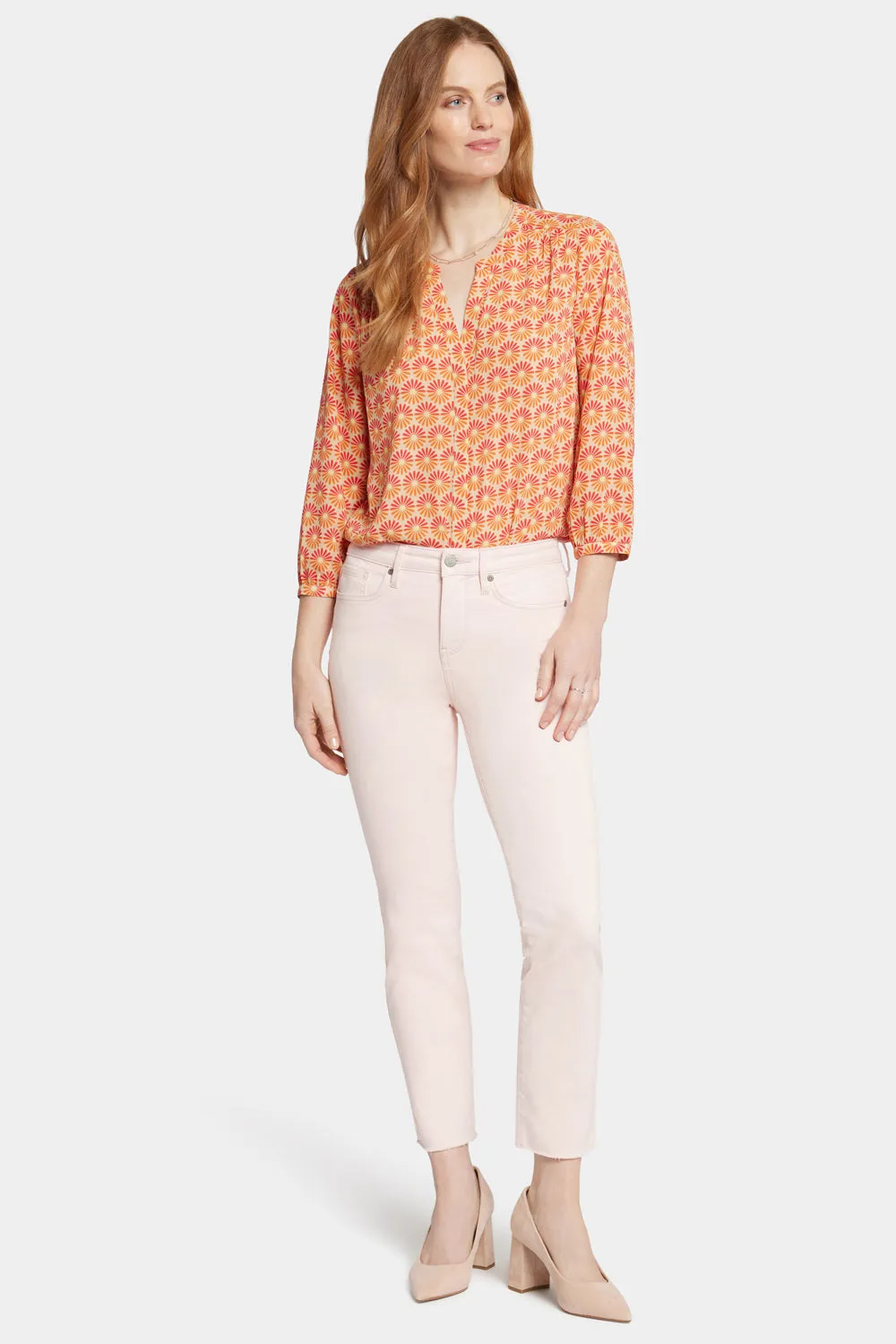 Sheri Slim Ankle Jeans - Carnation sold by NYDJ