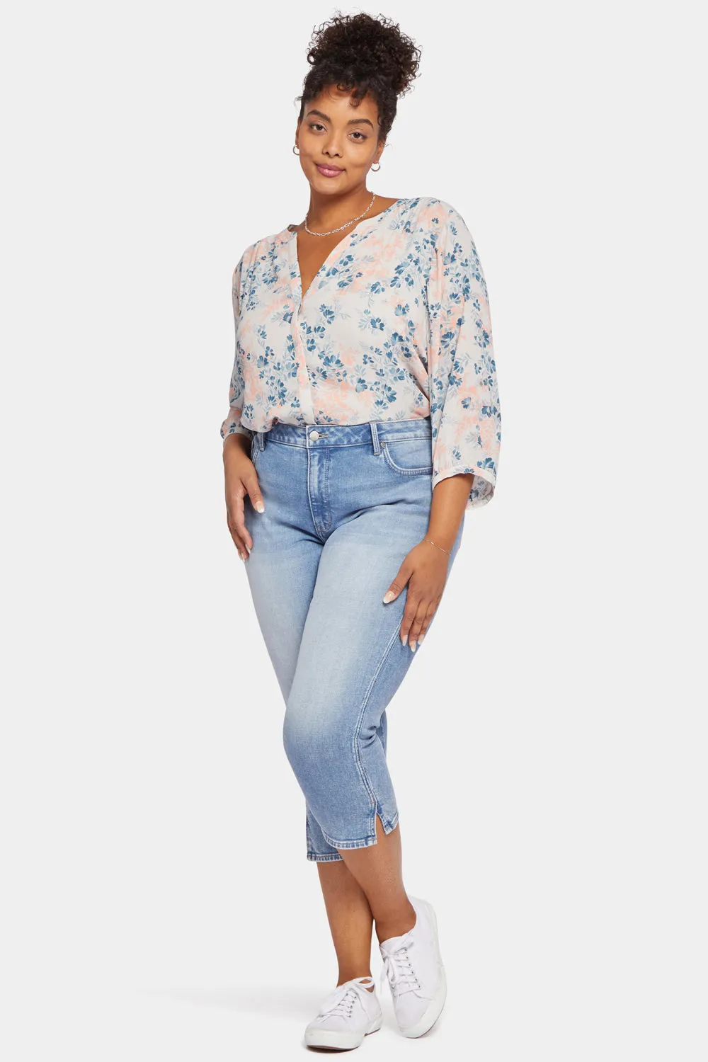 Chloe Capri Jeans In Plus Size - Quinta sold by NYDJ product image thumbnail 4