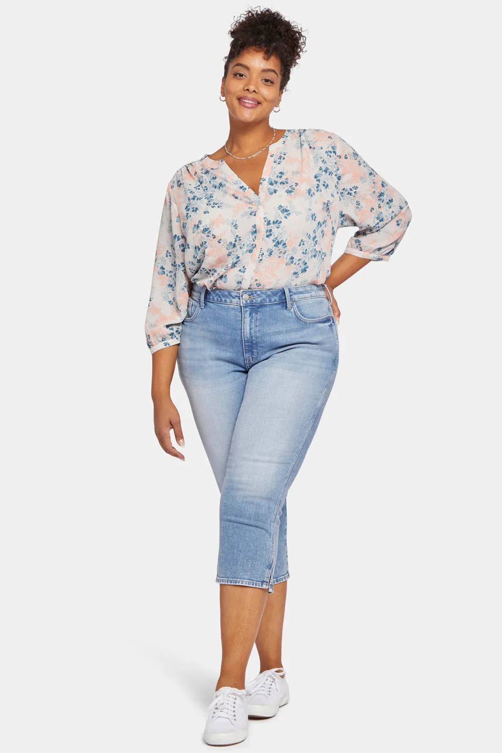 Chloe Capri Jeans In Plus Size - Quinta sold by NYDJ