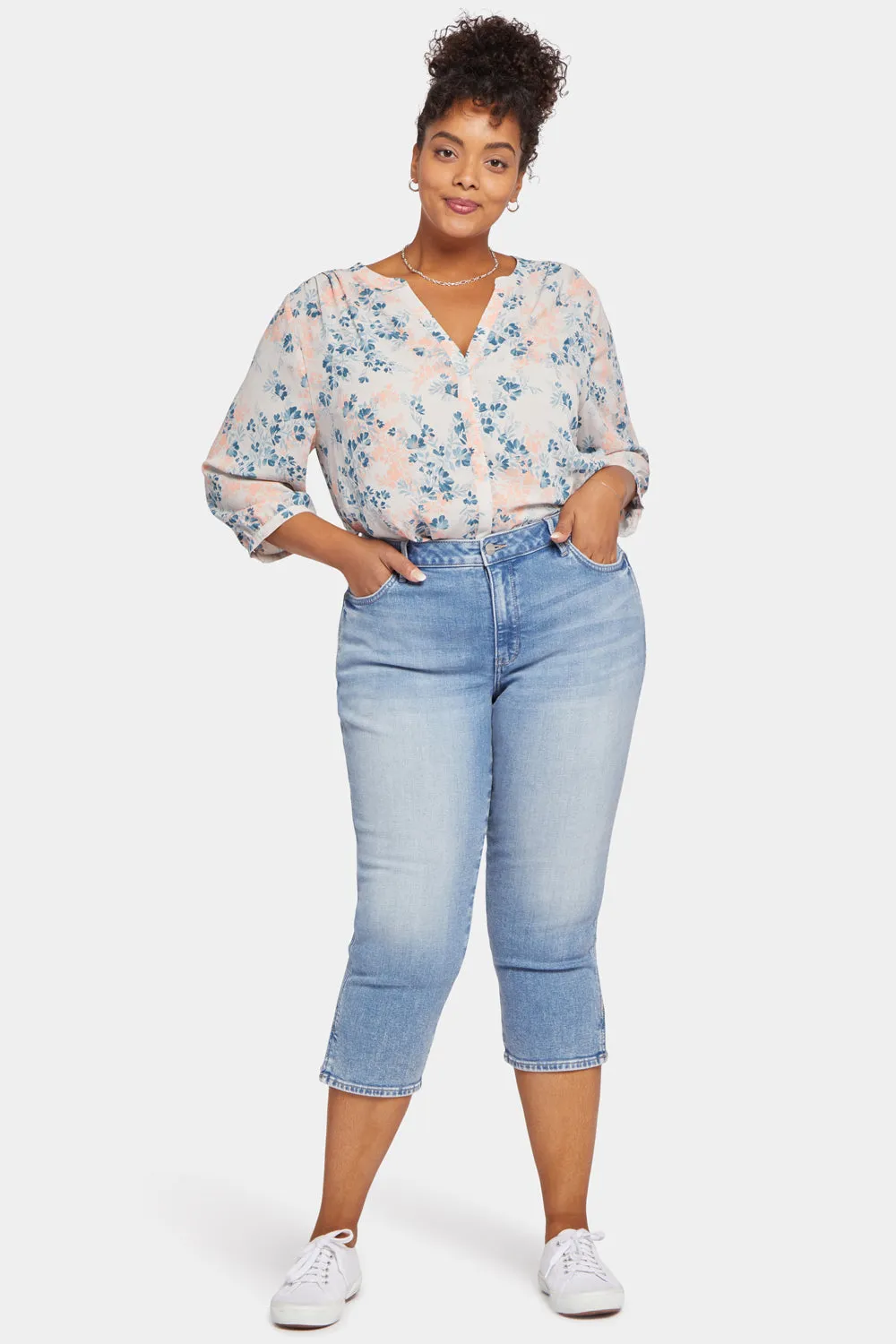 Chloe Capri Jeans In Plus Size - Quinta sold by NYDJ product image thumbnail 5