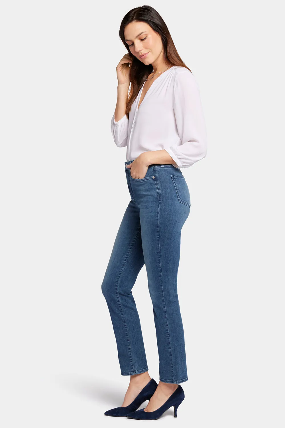 Sheri Slim Jeans - Landslide sold by NYDJ product image thumbnail 5
