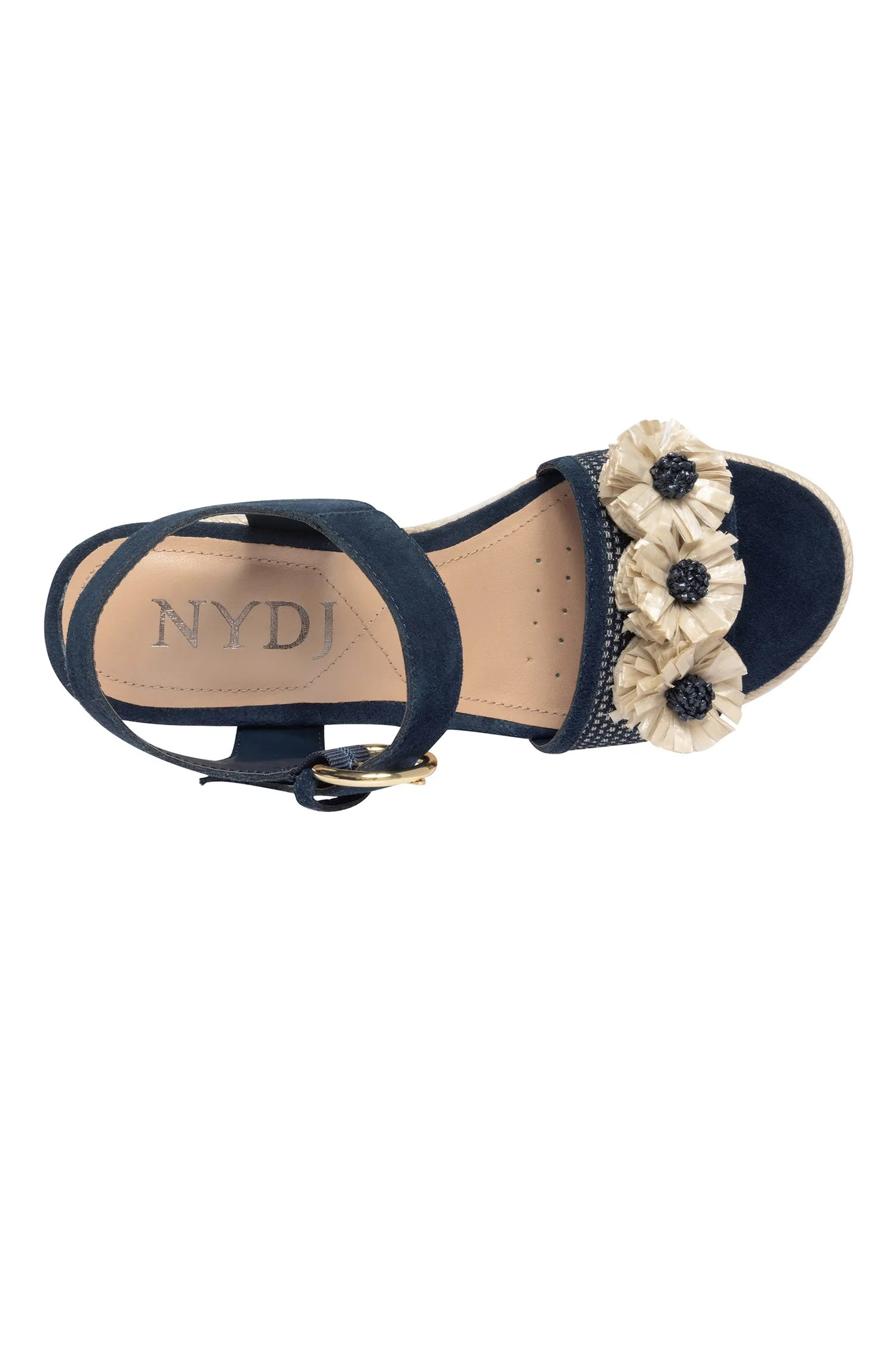 Houston Platform Sandals - Indigo sold by NYDJ product image thumbnail 4