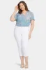 Chloe Skinny Capri Jeans In Plus Size - Optic White sold by NYDJ