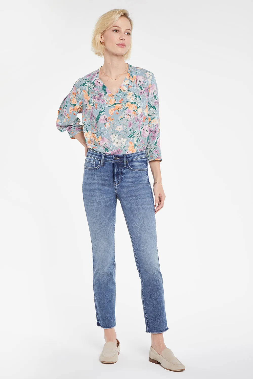 Sheri Slim Ankle Jeans In Petite - Rockie sold by NYDJ
