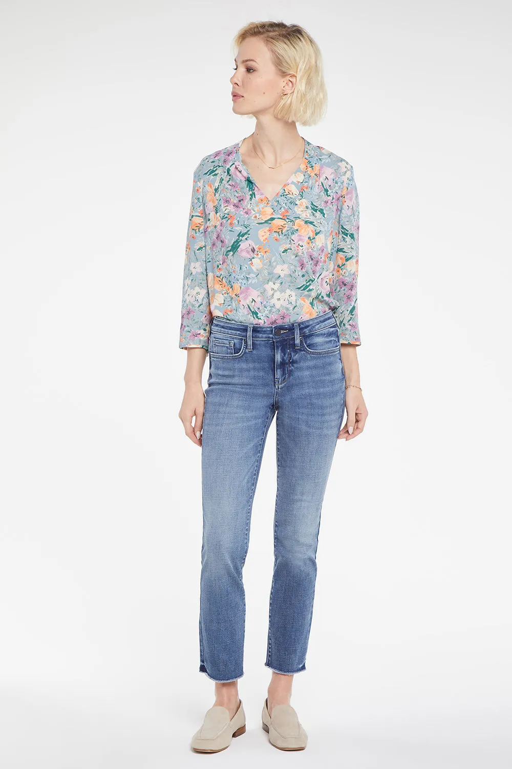 Sheri Slim Ankle Jeans In Petite - Rockie sold by NYDJ product image thumbnail 5