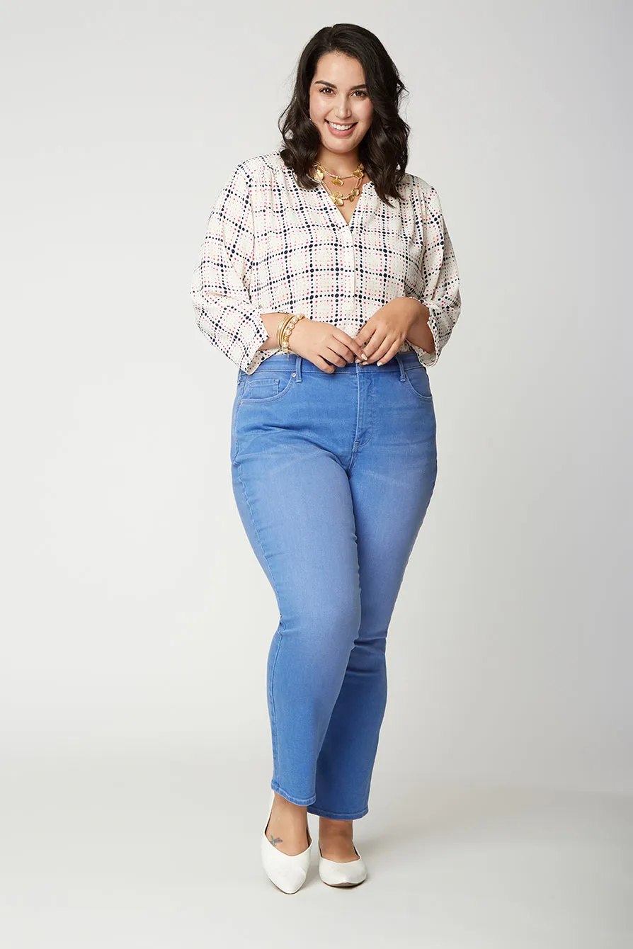 Sheri Slim Ankle Jeans In Plus Size - Edgewater sold by NYDJ