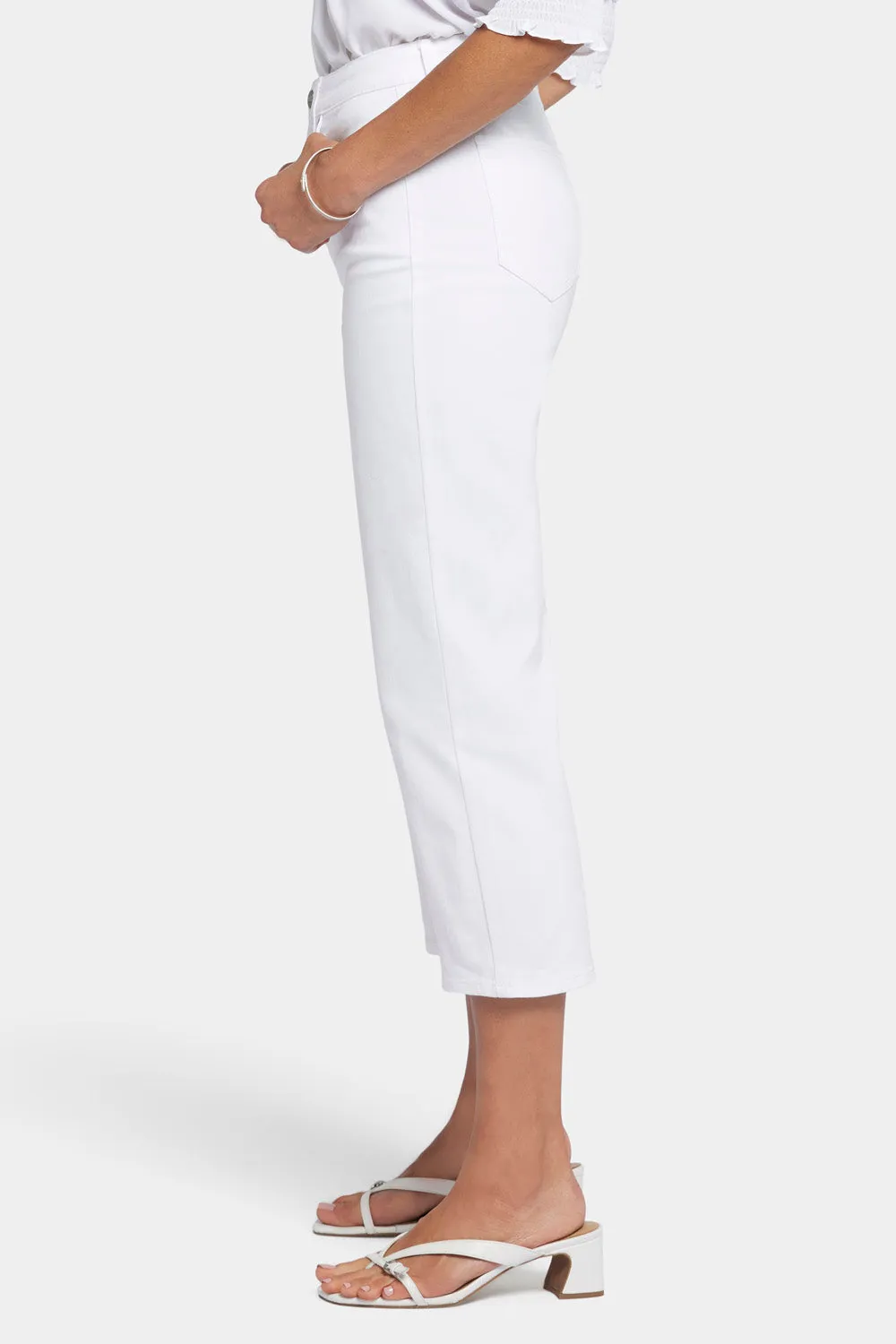 Joni Relaxed Capri Jeans - Optic White sold by NYDJ product image thumbnail 3