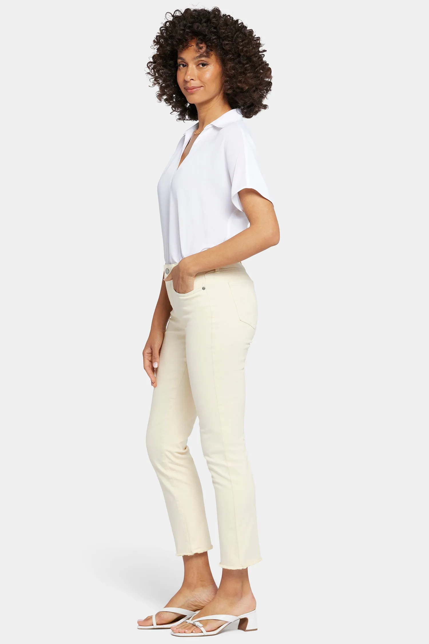 Sheri Slim Ankle Jeans - Banana Sorbet sold by NYDJ product image thumbnail 5