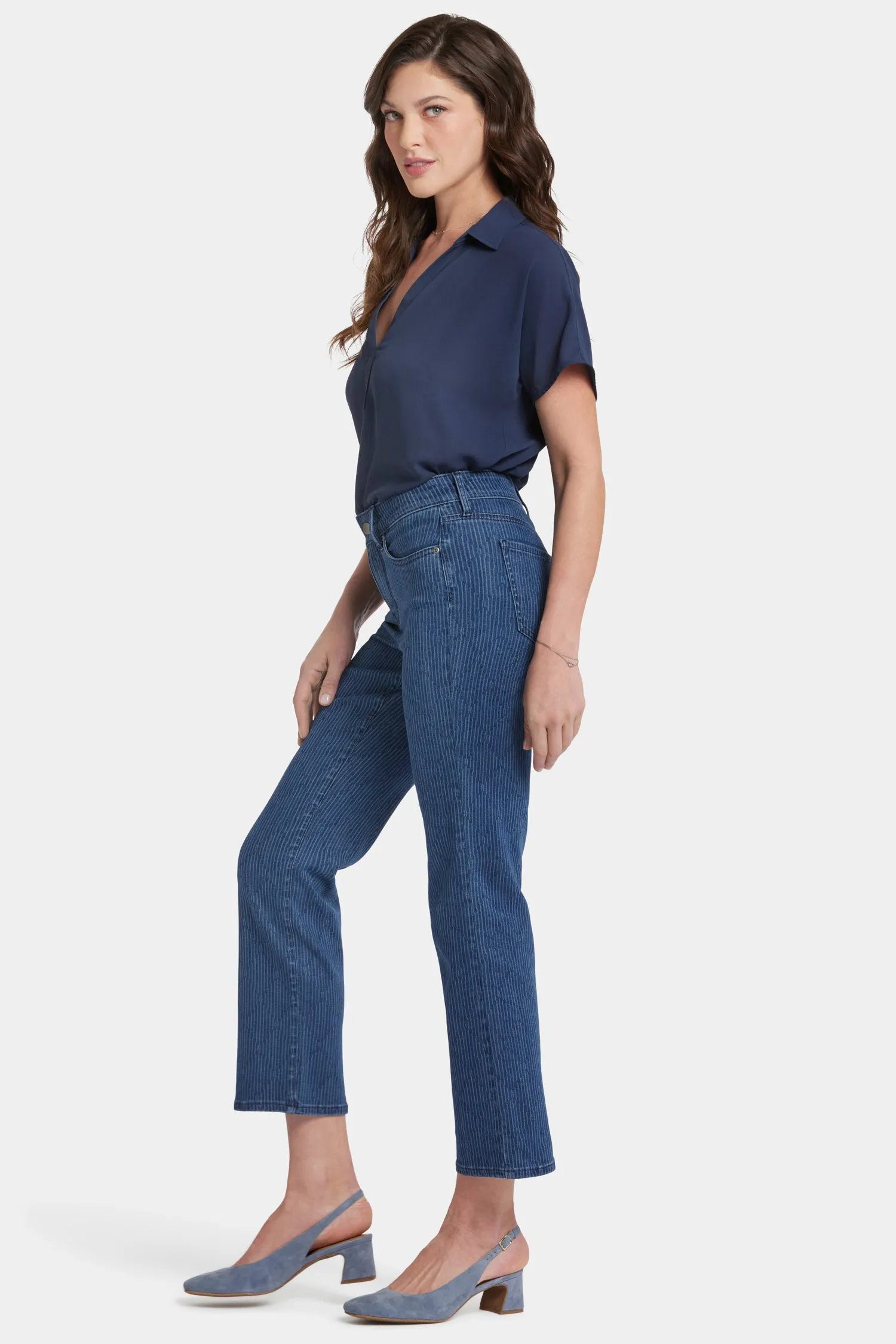 Marilyn Straight Ankle Jeans - Indigo Pinnacle Peak sold by NYDJ product image thumbnail 5