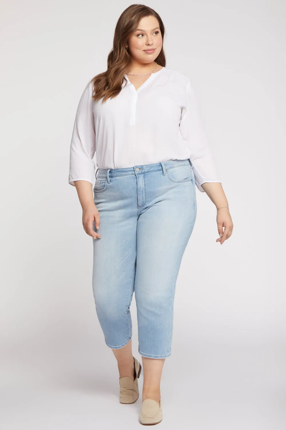 Relaxed Piper Crop Jeans In Plus Size - Hollander sold by NYDJ product image thumbnail 5