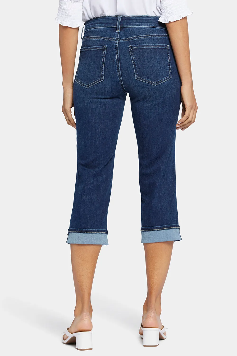 Marilyn Straight Crop Jeans In Petite - Cambridge sold by NYDJ product image thumbnail 2