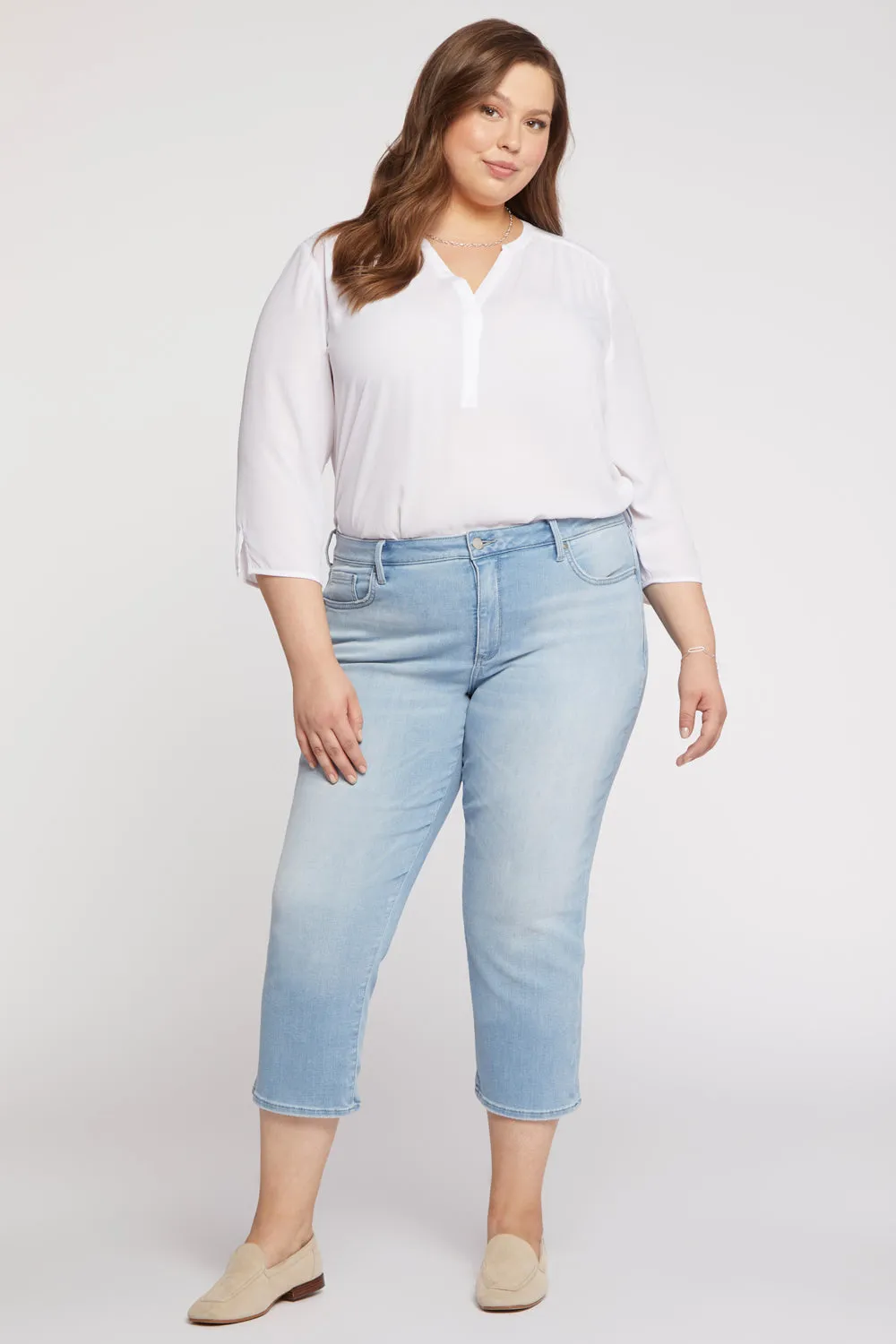 Relaxed Piper Crop Jeans In Plus Size - Hollander sold by NYDJ product image thumbnail 4