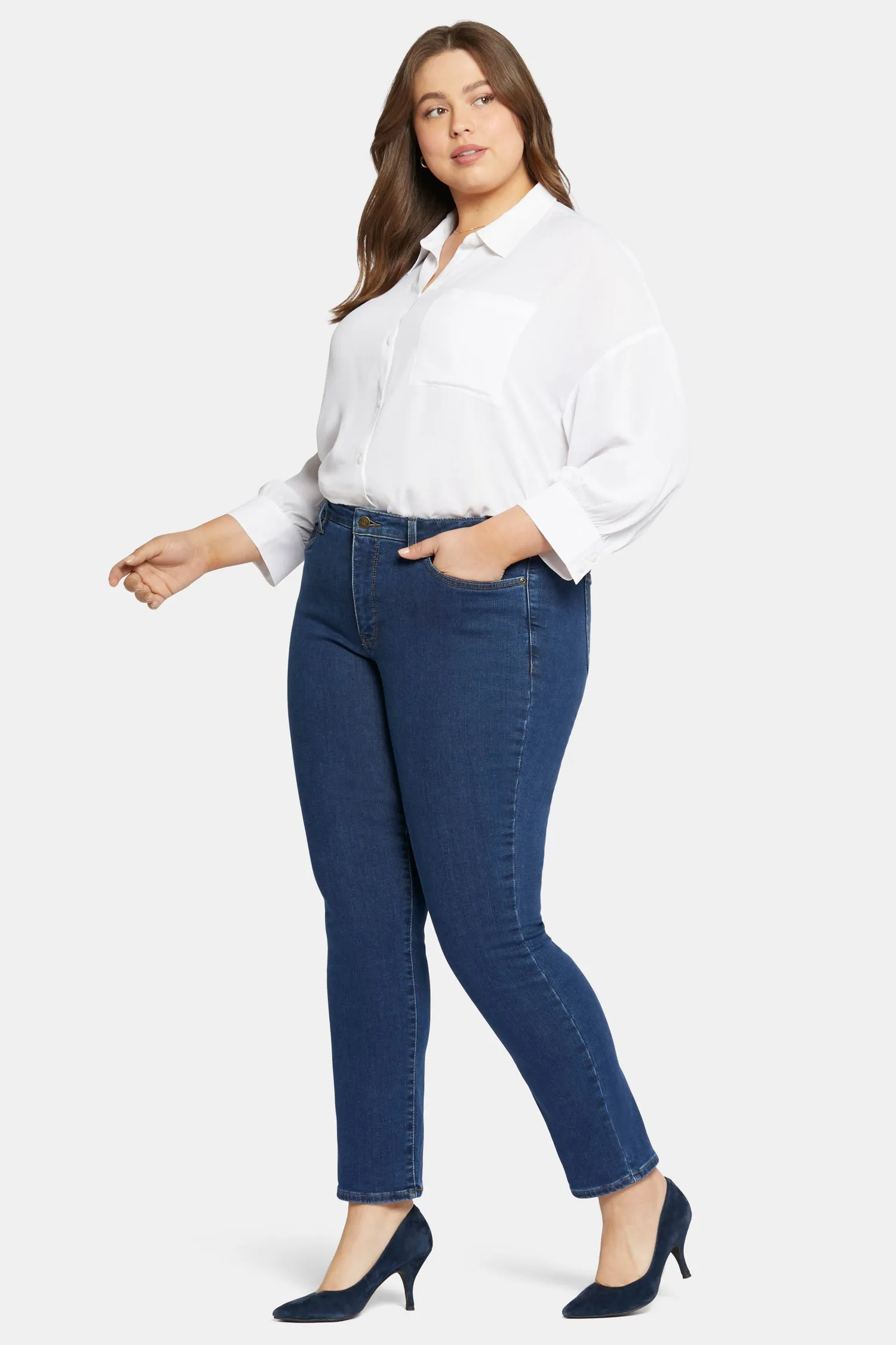 Sheri Slim Jeans In Plus Size - Quinn sold by NYDJ product image thumbnail 5