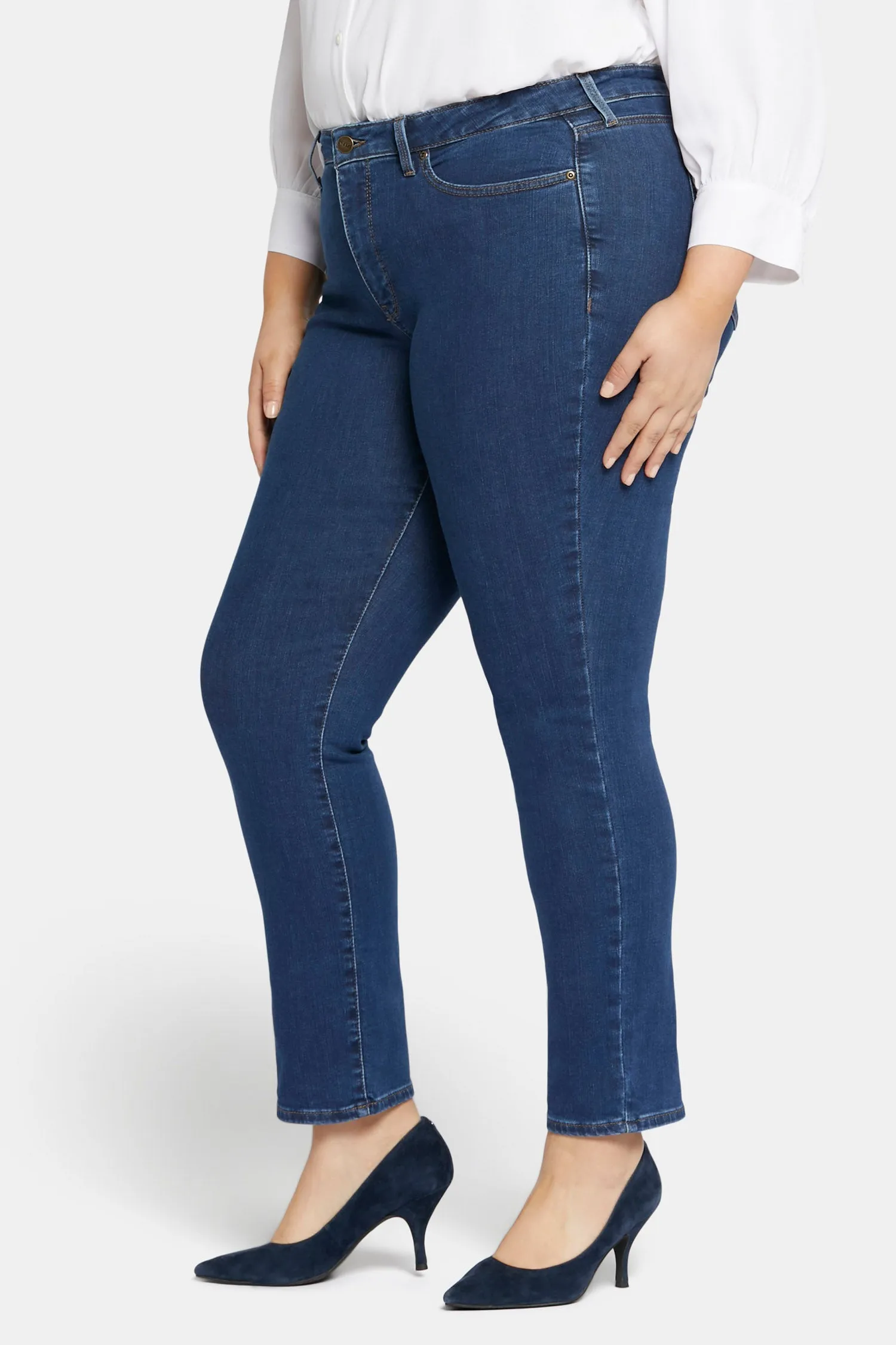 Sheri Slim Jeans In Plus Size - Quinn sold by NYDJ product image thumbnail 3