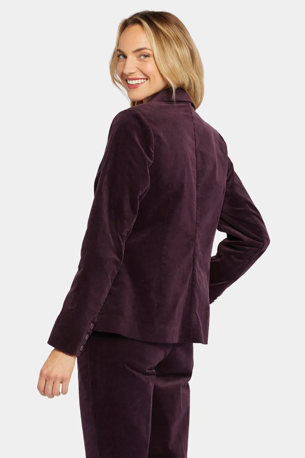 Classic Blazer Jacket - Eggplant sold by NYDJ product image thumbnail 2
