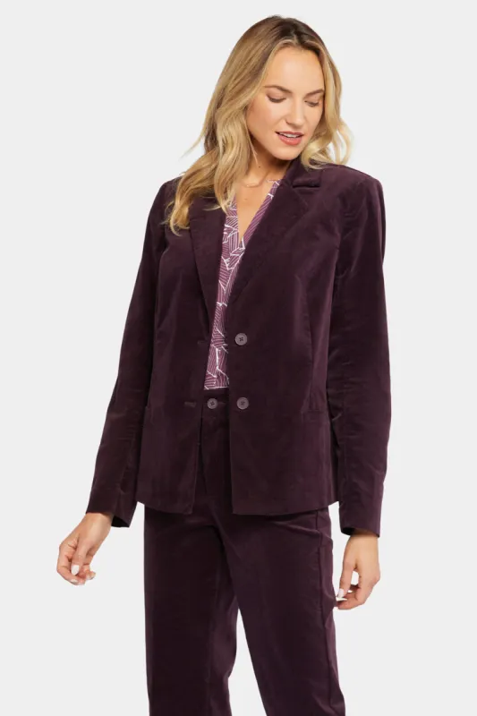 Classic Blazer Jacket - Eggplant sold by NYDJ