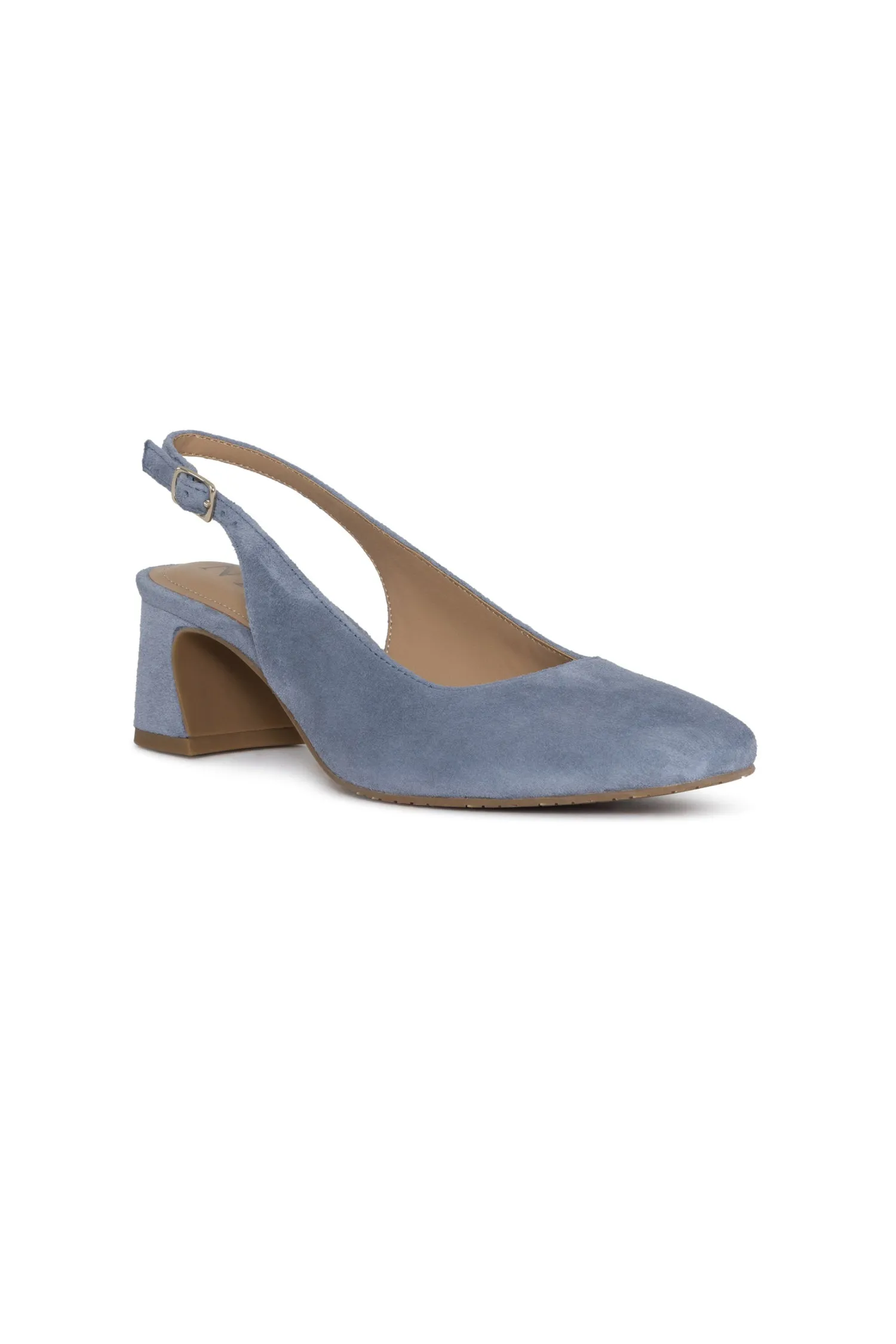 Faelynn Slingback Heels - Blue sold by NYDJ
