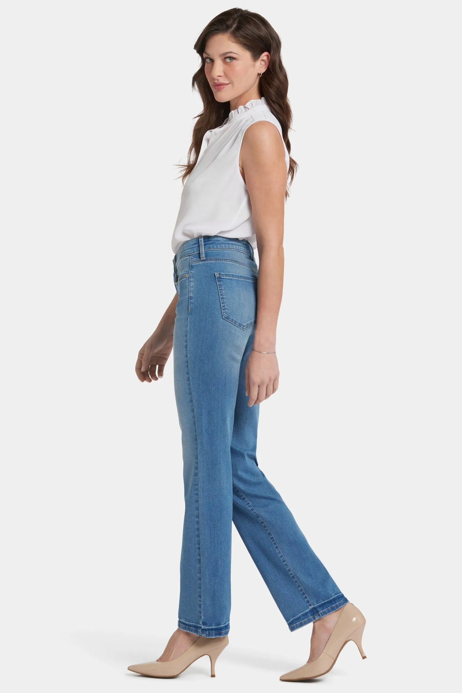 Marilyn Straight Jeans - Riviera Sky sold by NYDJ product image thumbnail 5