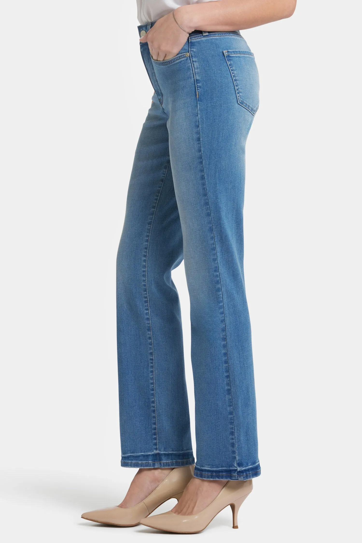 Marilyn Straight Jeans - Riviera Sky sold by NYDJ product image thumbnail 3