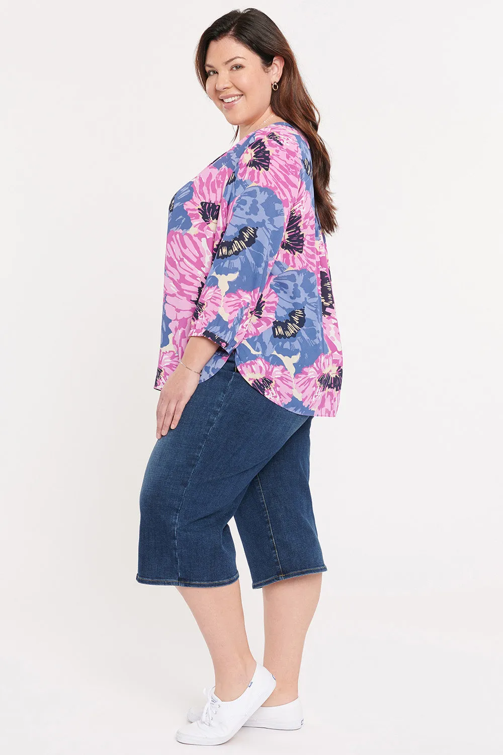 Pintuck Blouse In Plus Size - Cadiz sold by NYDJ product image thumbnail 4