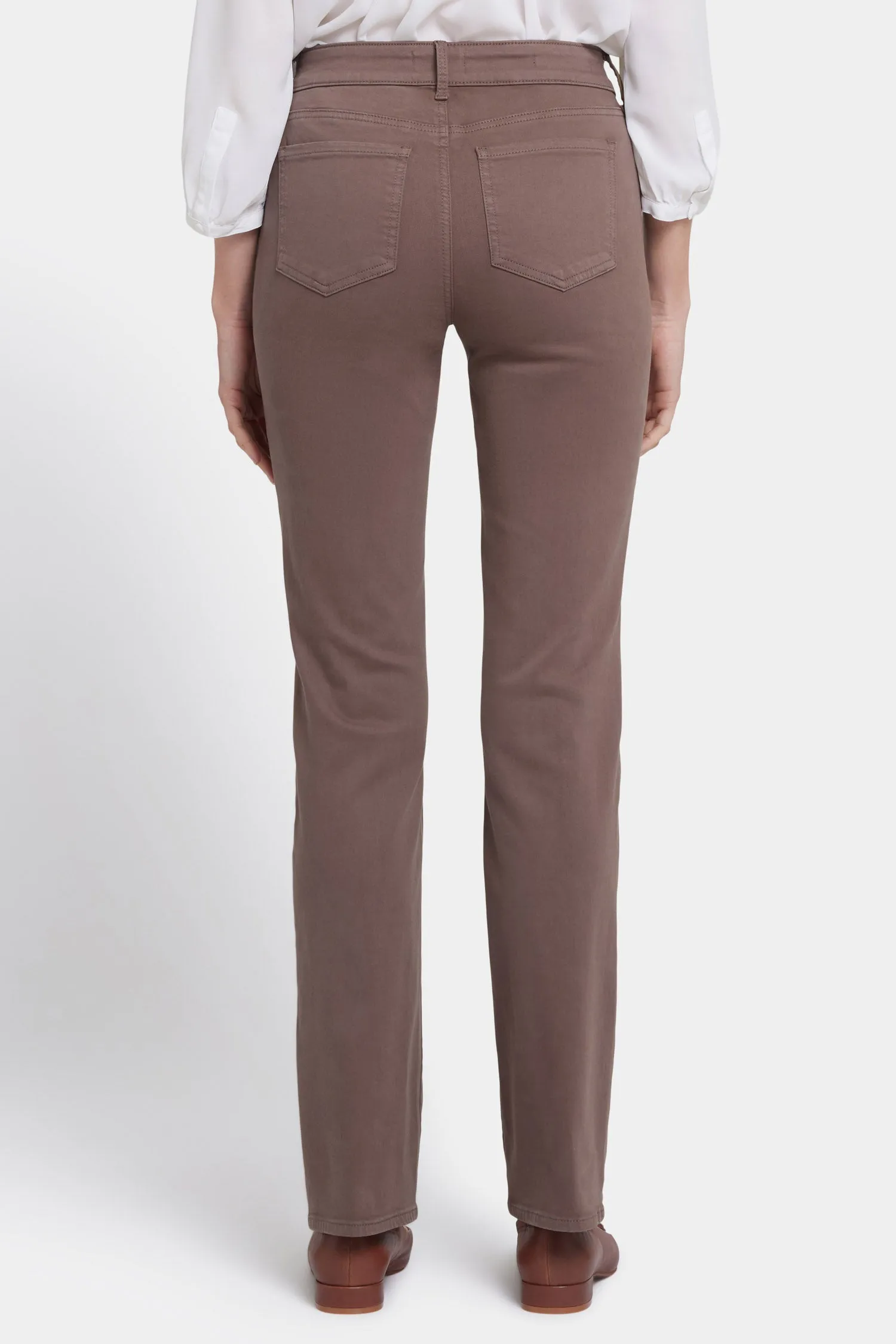 Marilyn Straight Jeans - Dark Wood sold by NYDJ product image thumbnail 2