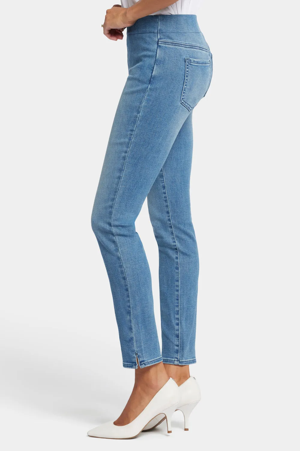 Skinny Ankle Pull-On Jeans - Clean Brickell sold by NYDJ product image thumbnail 3