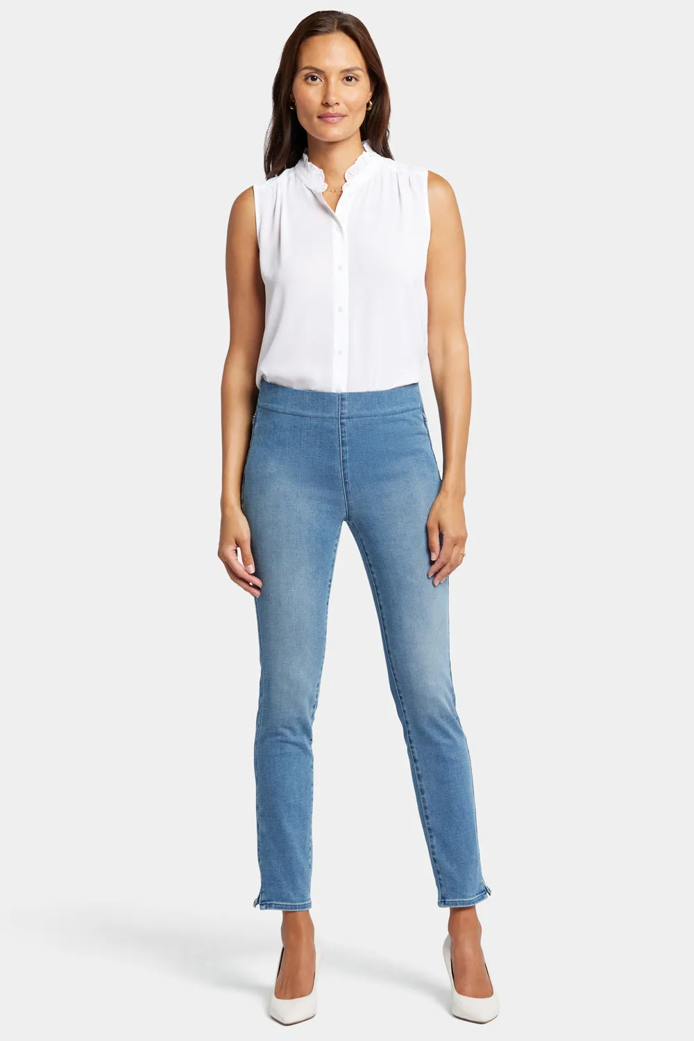 Skinny Ankle Pull-On Jeans - Clean Brickell sold by NYDJ product image thumbnail 4