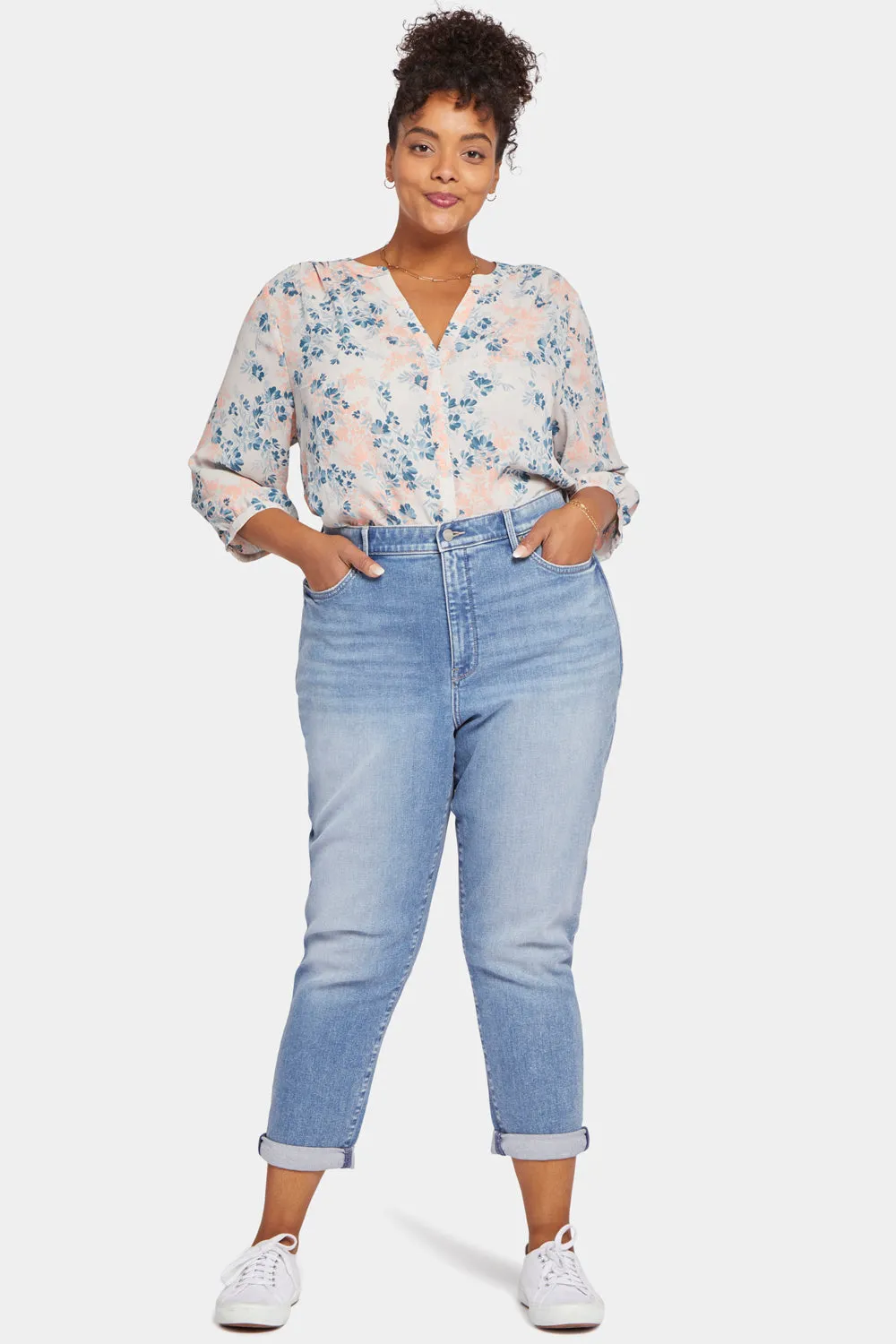 Margot Girlfriend Jeans In Plus Size - Quinta sold by NYDJ