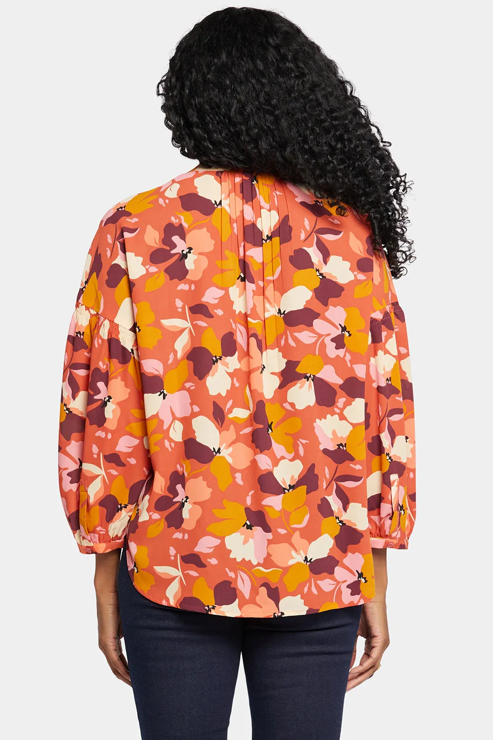 Paulina Peasant Blouse - Gingervale sold by NYDJ product image thumbnail 2