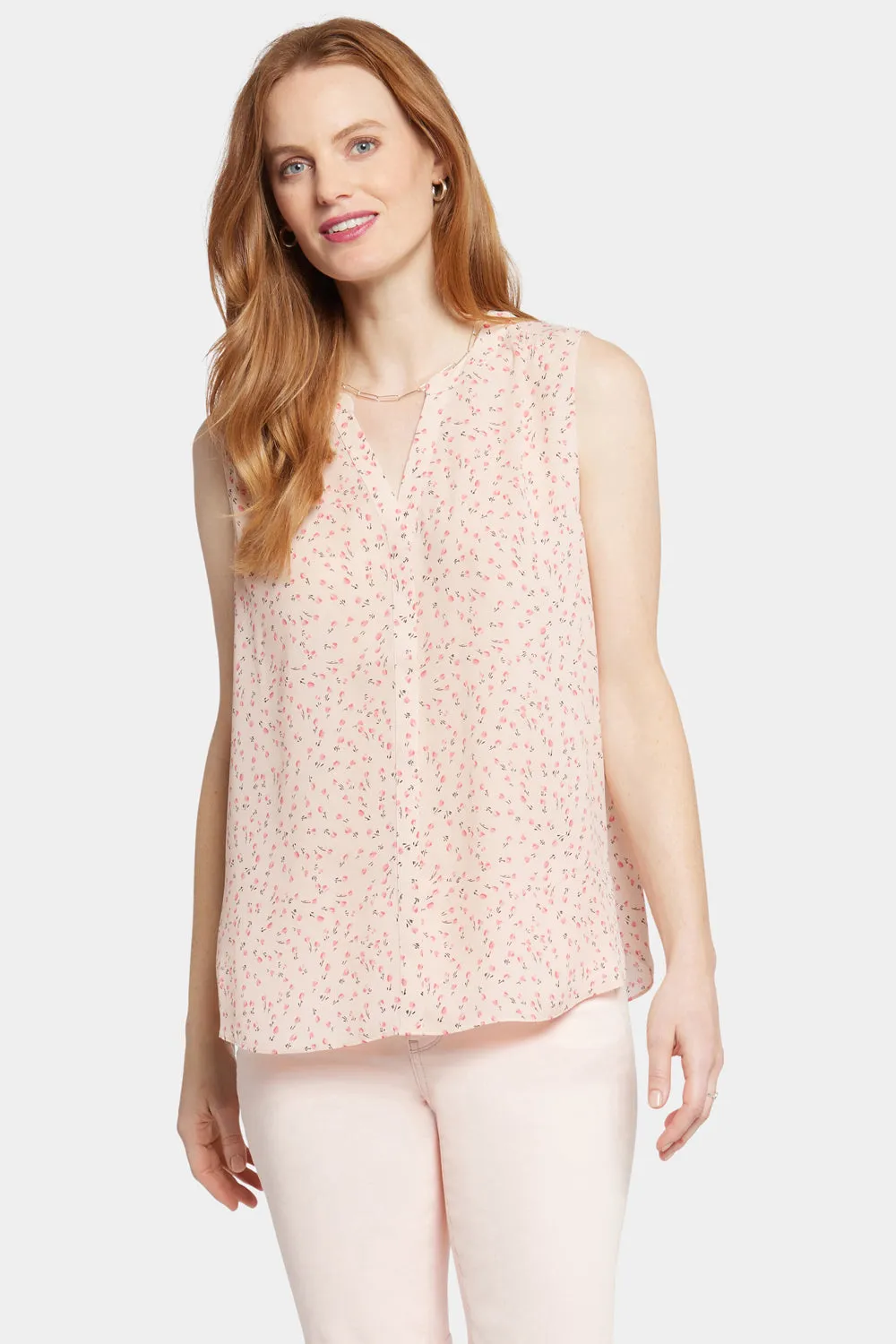 Sleeveless Pintuck Blouse - Sweet Home sold by NYDJ product image thumbnail 4