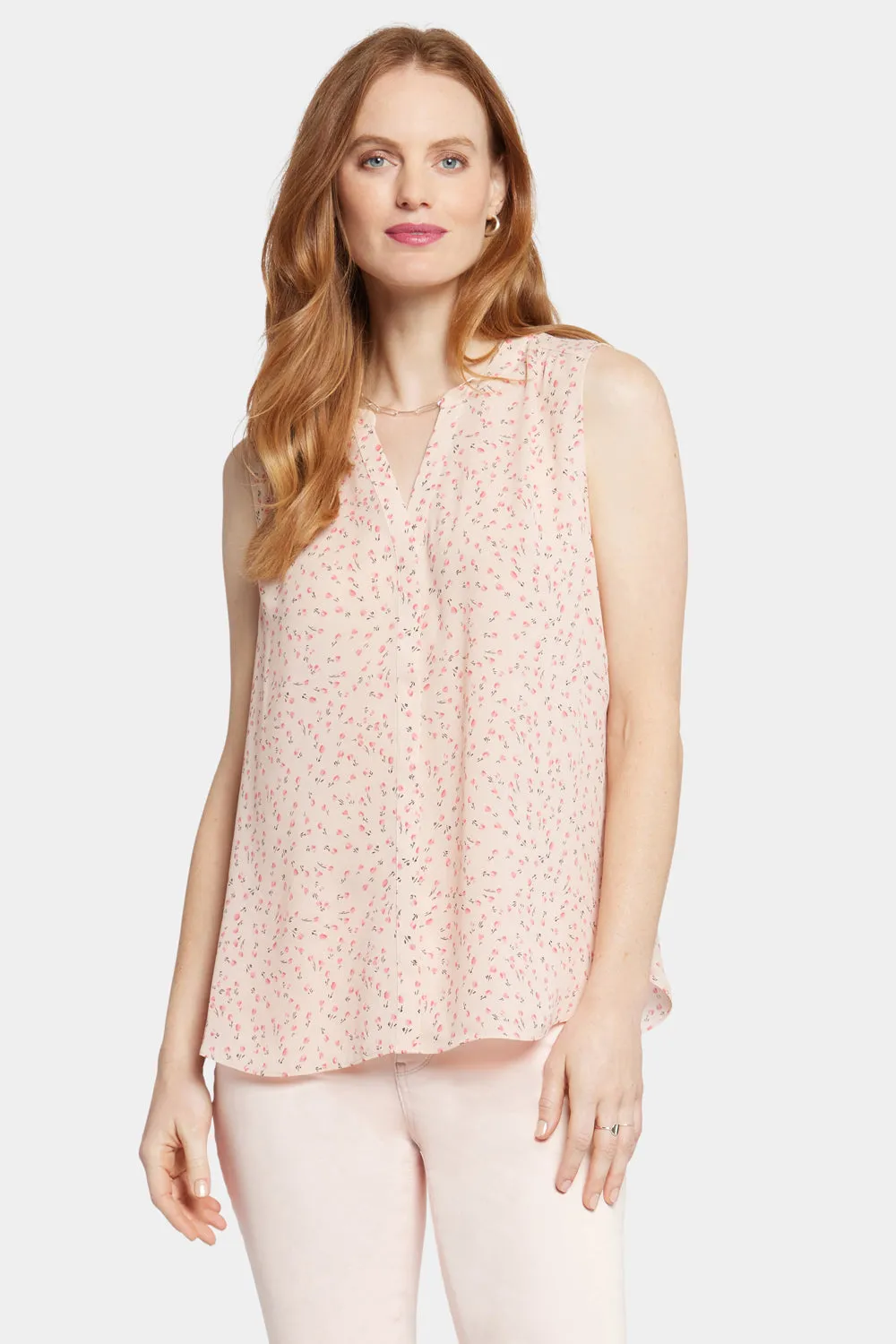 Sleeveless Pintuck Blouse - Sweet Home sold by NYDJ