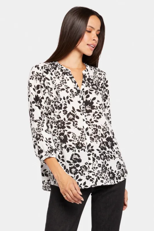 Pintuck Blouse - Villa Capri sold by NYDJ