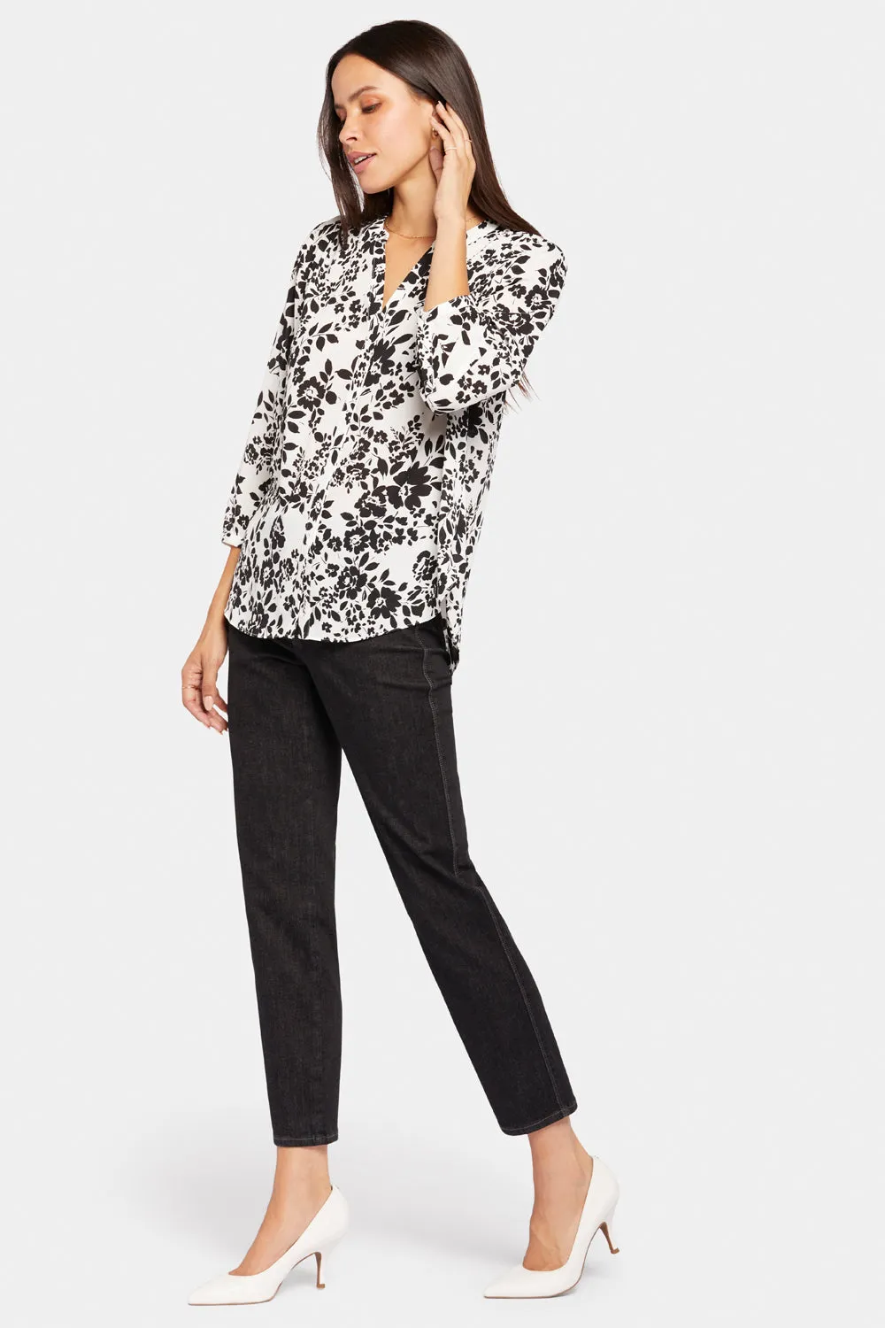 Pintuck Blouse - Villa Capri sold by NYDJ product image thumbnail 5